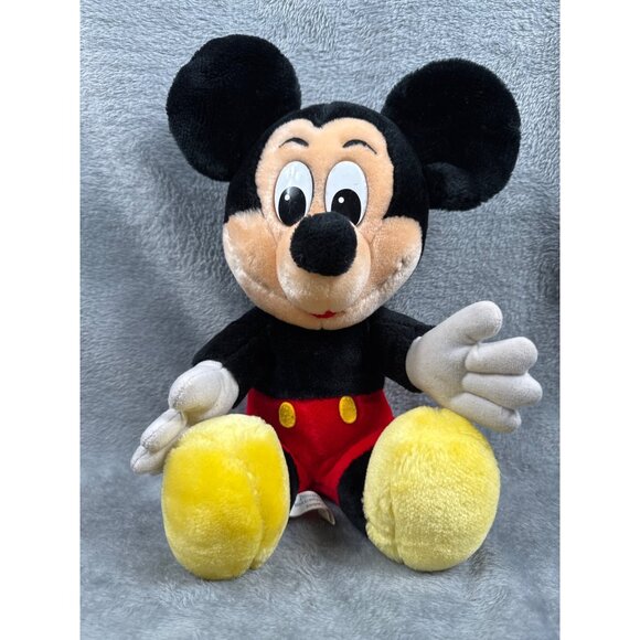 Disney Other - Disneyland Walt Disney World Mickey Mouse Plush Toy 10 Inch Soft Stuffed Animal